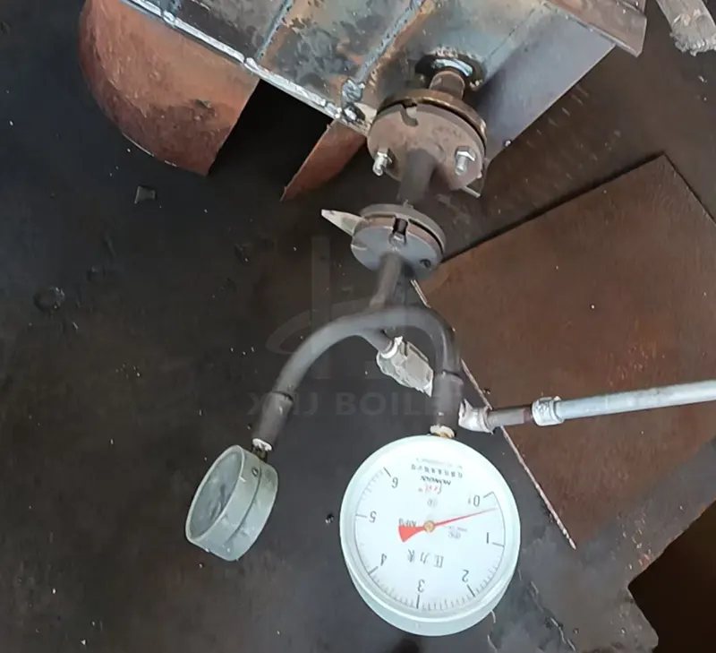 Heavy oil boiler economizer water pressure test