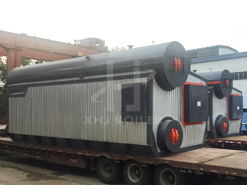 How does XHJ water tube boiler work?