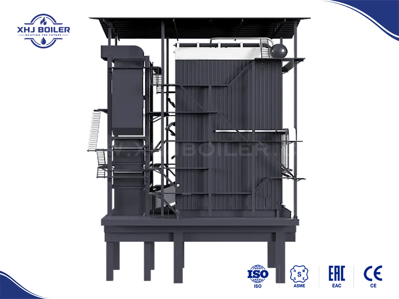DHL Large Capacity Corner Tube Coal Boiler Supplier