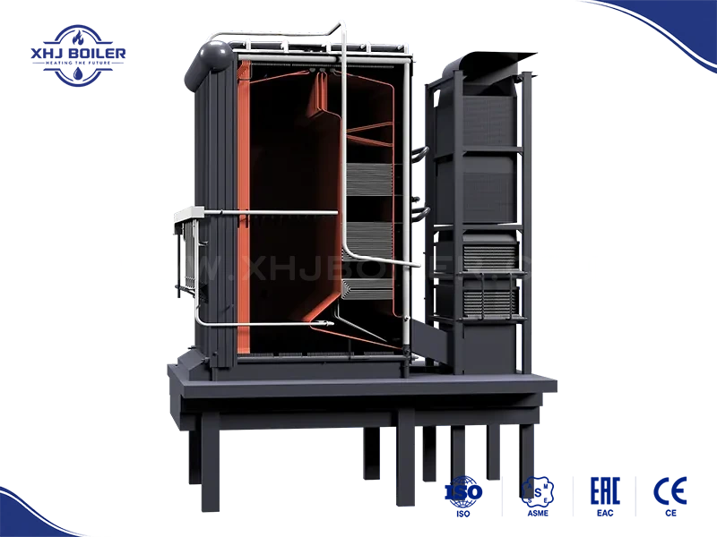 DHL Large Capacity Corner Tube Coal Boiler Supplier