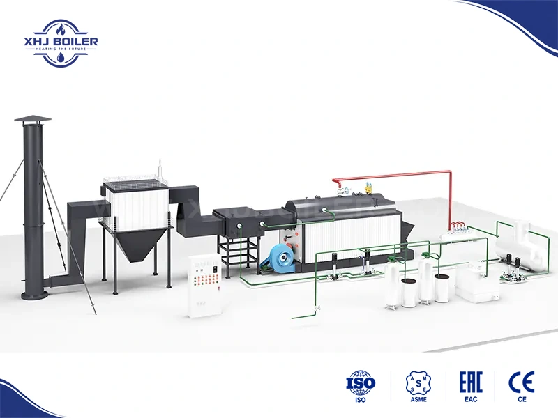 China DZL Chain Grate Biomass Wood Boiler Supplier