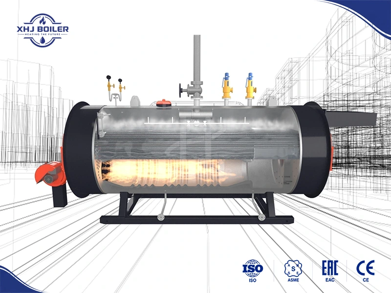 WNS Fire-Tube Horizontal Type Oil/Gas Fired Boiler Manufacturer