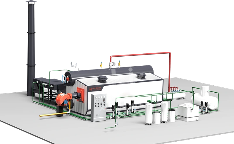 SZS Water-Tube Horizontal Type Oil/Gas Fired Boiler Manufacturer