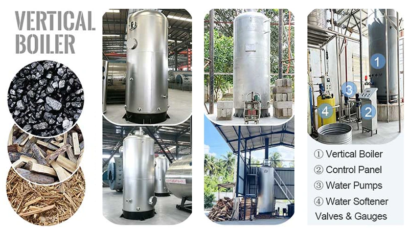 Vertical Wood Biomass Boiler Boiler System