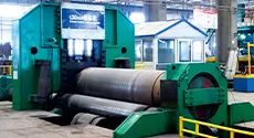 Steel plate rolling